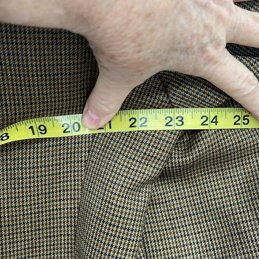 Lauren Ralph Lauren Houndstooth 3 Button Blazer